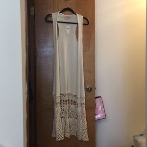 Hand crocheted vest from Anthropologie!